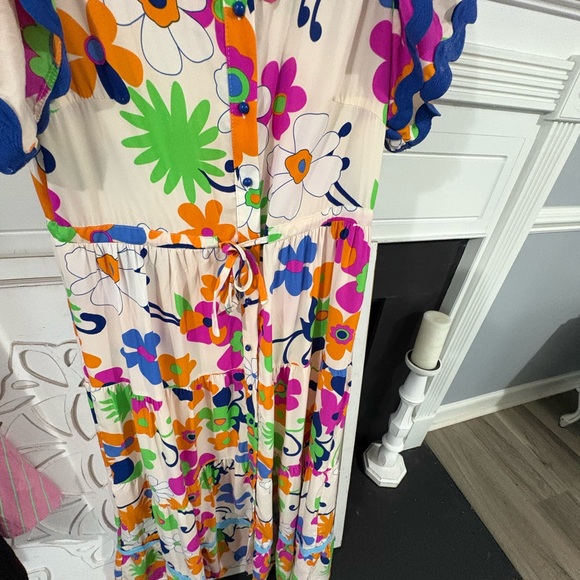 Boutique Garden party ready ruffle dress size small - Picture 4 of 4